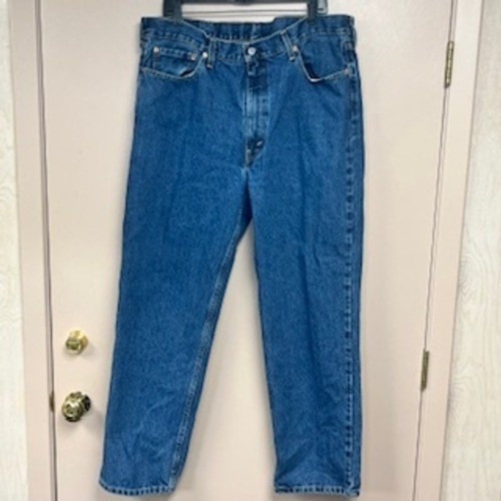 Levi Strauss 550 Jeans Mens W40 L32 Relaxed‎ Fit Blue Denim Pants